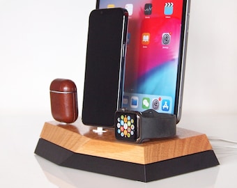 iPhone/iPad/iWatch/AirPods dock,iWatch dock, iPhone dock, iPad PRO dock, iPad Air, family gift,unique present,unigue gift, cable organizer