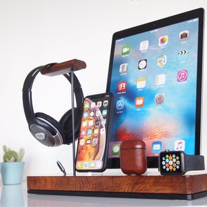 Iphone/ipad/iwatch Dock/headphone Stand, iPhone Dock, iPad 9.7 Dock ...