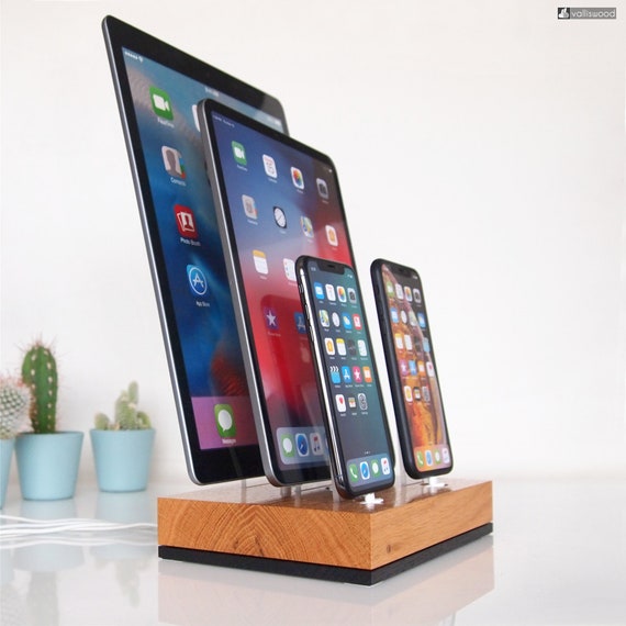 Dual Iphone Dock Dual Ipad Dock Iphone 7 Iphone 8 Iphone Etsy UK
