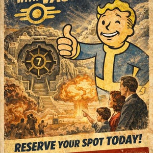 Fallout vault tec poster - Etsy 日本