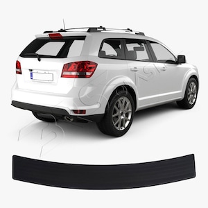 FIAT FREEMONT 2011> - Listwa Czarna ABS Nakładka Zderzak z zagięciem Tył