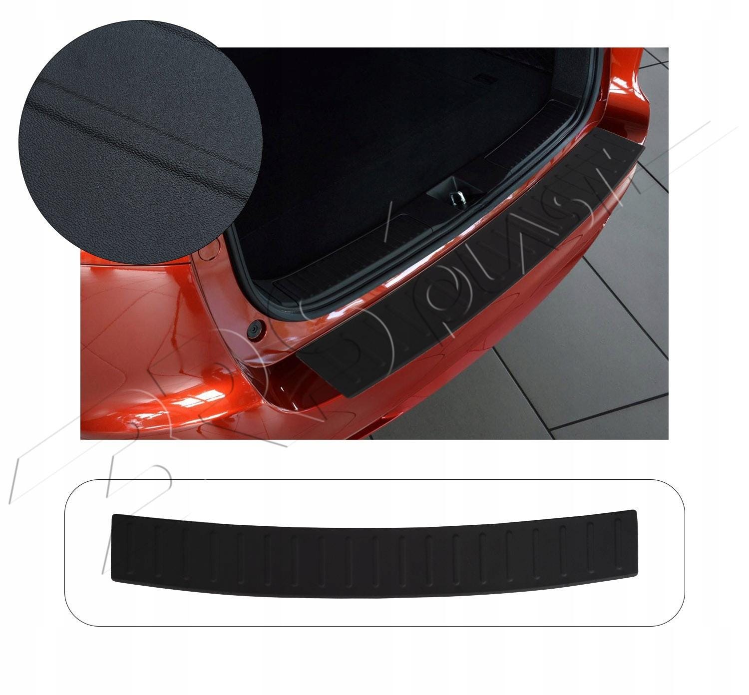 vw touran 1 ( 2003 - 2010 ) 1t1-1t2- paraurti in abs nero
