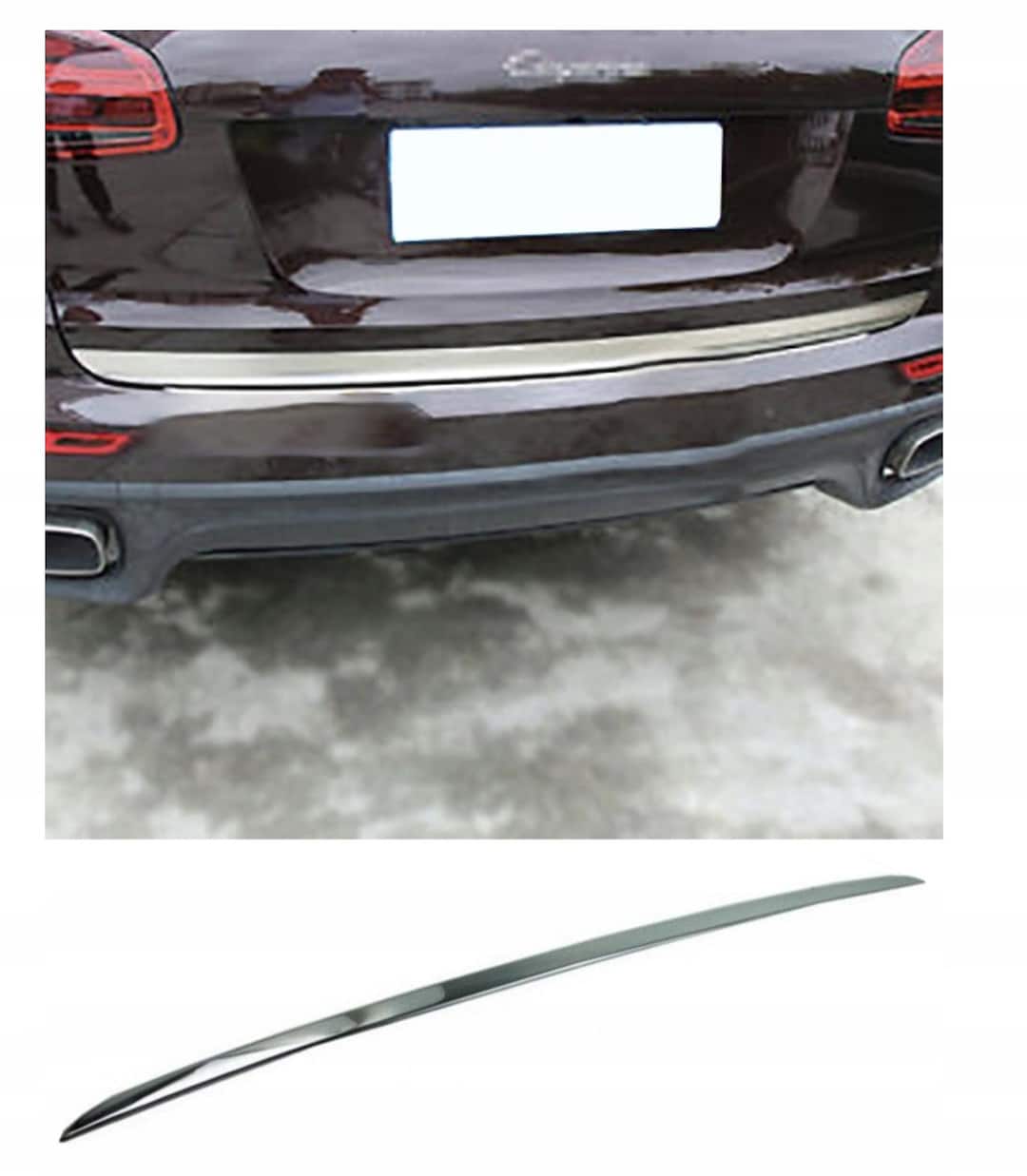 Porsche CAYENNE 2 II Chrome Trim for Trunk Lid - Etsy