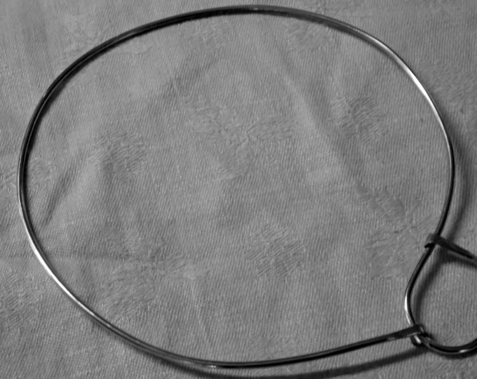 Torque Necklace Silver Neck Wire Torc Neck Wire Etsy