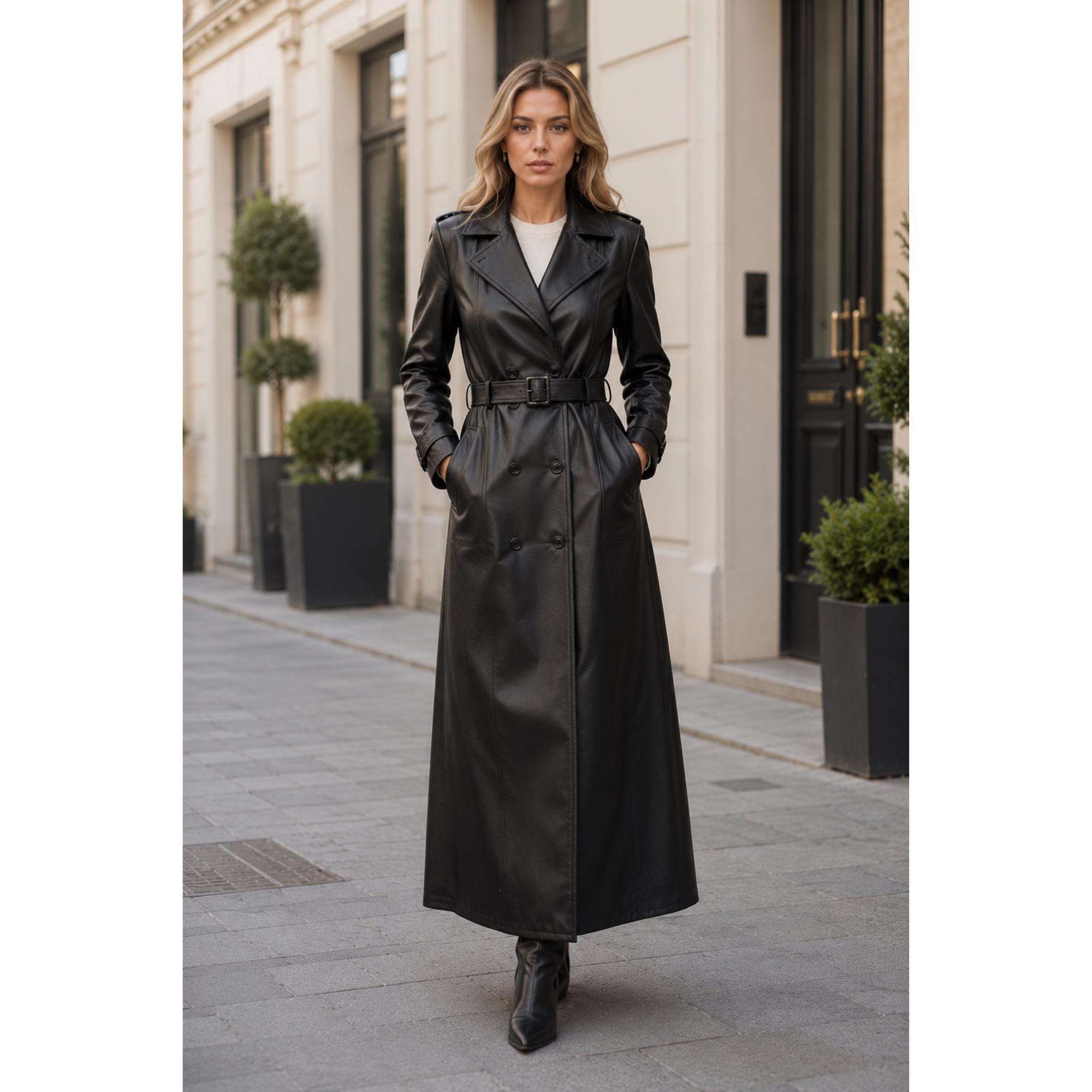 ジャケット・アウター CONNECTERS 10AW 11AW Y2K long coat Y2k Trench Coat - Etsy