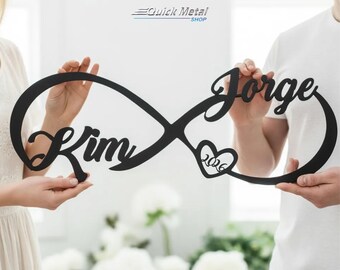 Infinity Custom Names—Love Sign