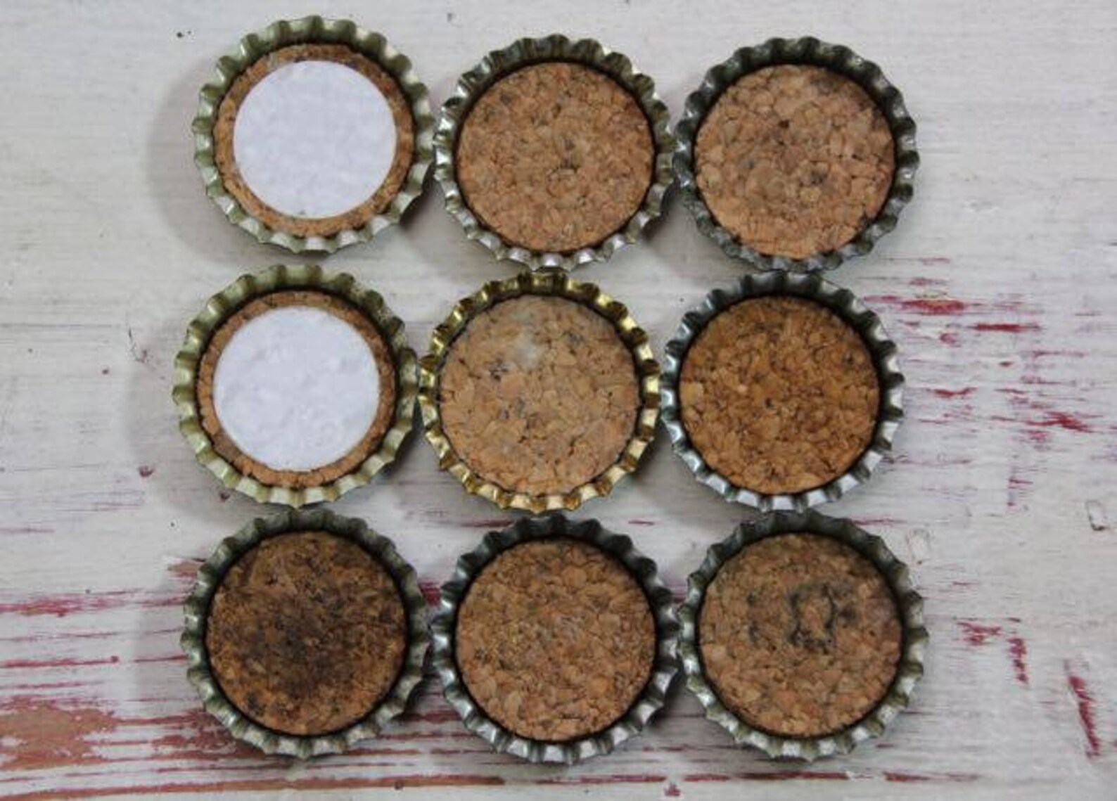 Vintage Metal Bottle Caps Cork Lined Unused Soda Pop Bottle Etsy