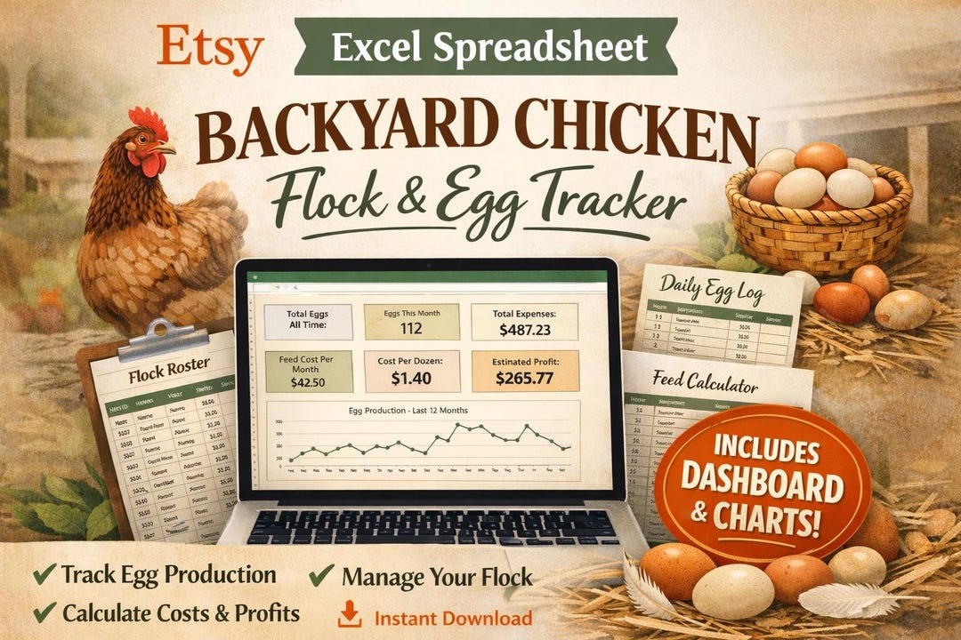 Backyard Chicken Tracker - Etsy