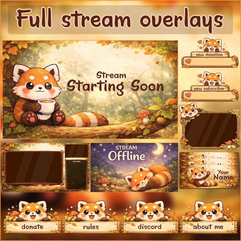 Png Tuber Stream Overlay - Etsy