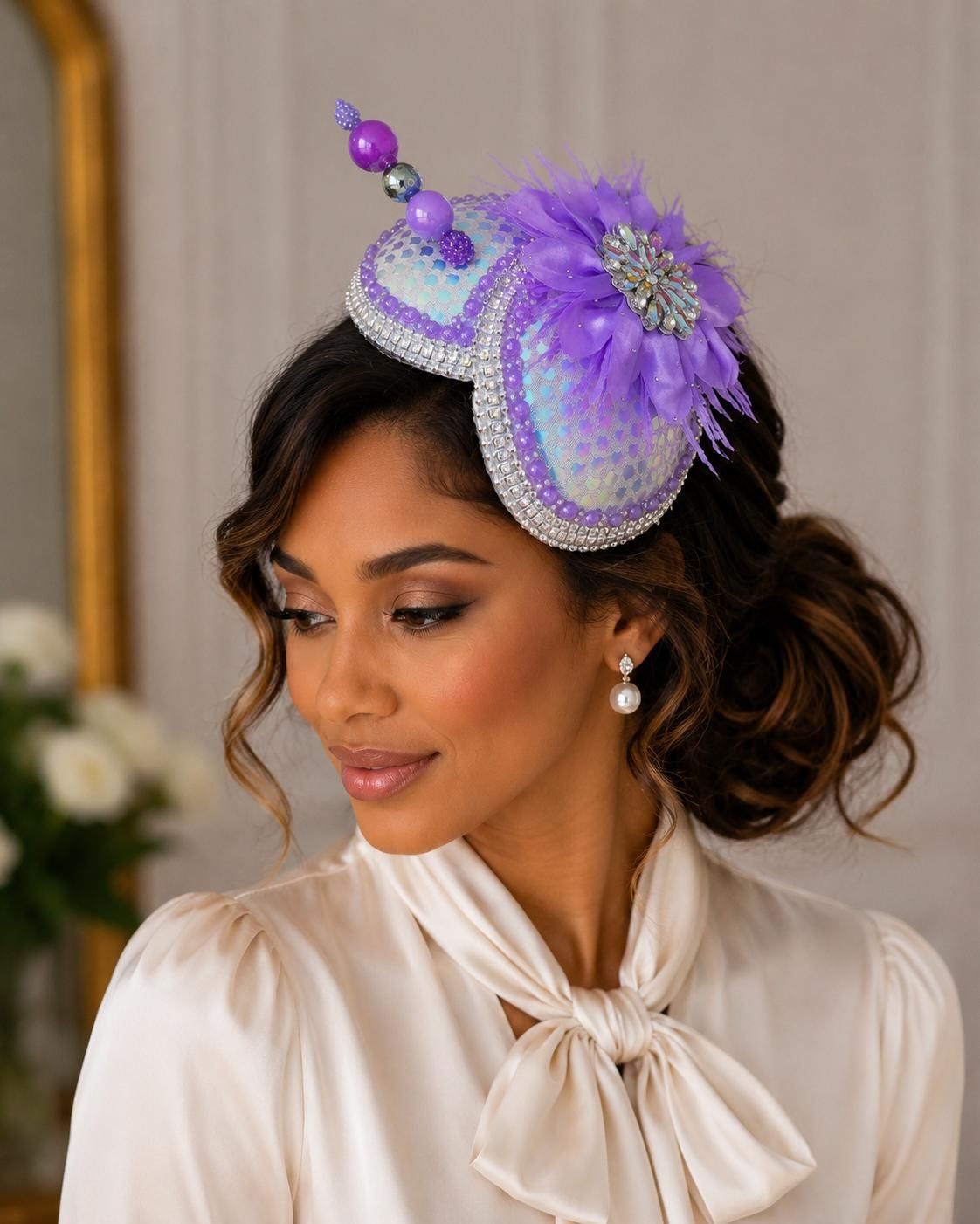 Iridescent Fascinator - Etsy Australia display picture 1