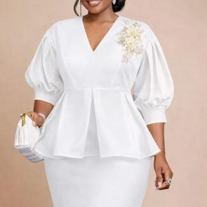 plus size formal wrap dress Kiyonna Women's Essential Wrap Dress Black Size 5X