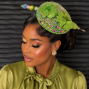 Multicolor Floral Fascinator - Etsy display picture 2