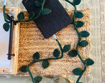 Crocheted Leaf Vine Charging Cable - 6ft Charging Cord