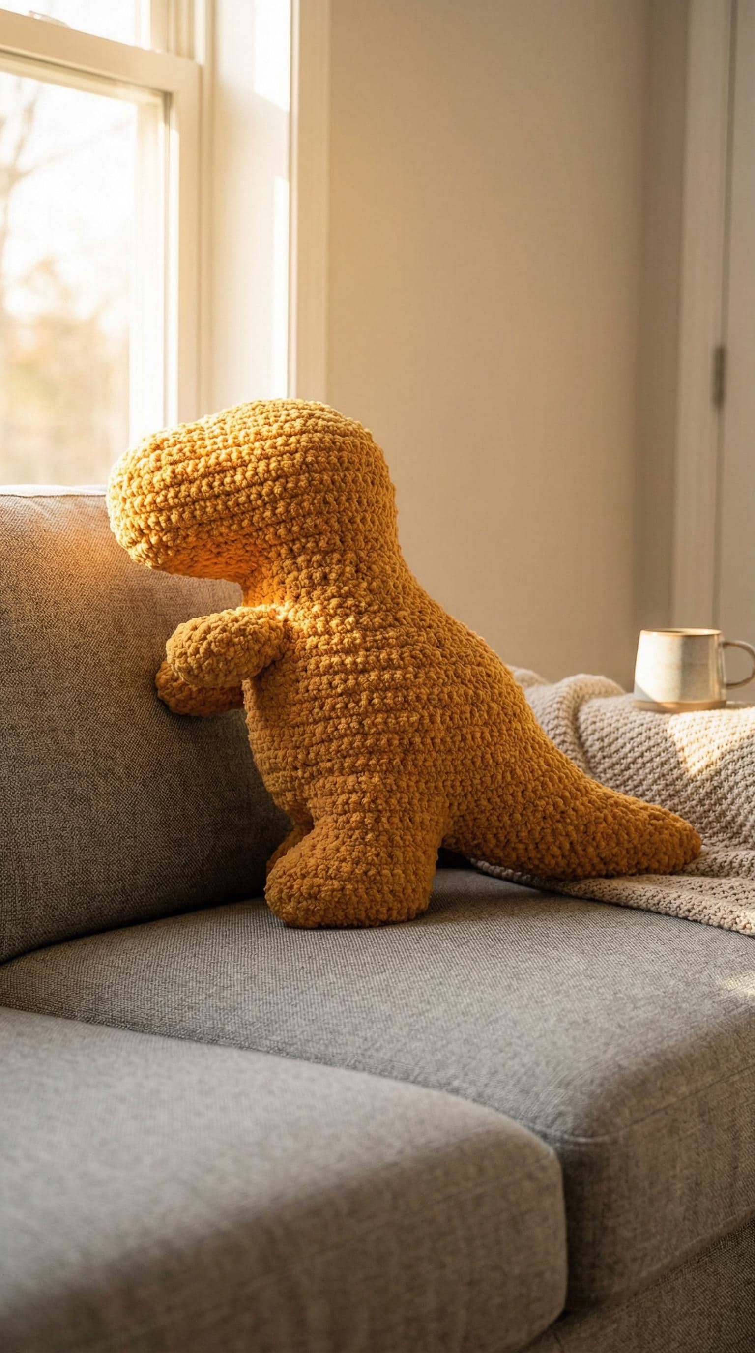 22 Dino Nugget Crochet Patterns for Playful Plushies, Pillows, and Giftable Makes 19 Crochet Dino Nugget Pillow Pattern