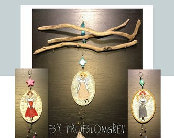 Tiny ANGELS IN MEDAILLONS, 3 different small and detailled angel designs for the 4 x 4" hoop, Instant Download, for all-year and Xmas