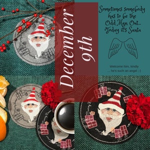 2 SANTA TASSEN ITH - The Odd Man Out - Der 9.Dezember in fruBlomplens Weihnachtsaktion 2018 - Santa ist in die Stadt gekommen - 2 Größen, 2 Motive