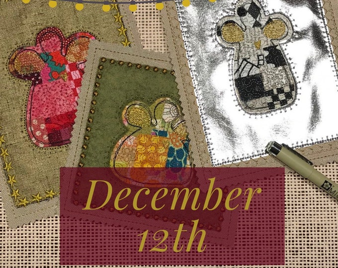 3 ITH Cards Scrap Angels - An Angel a Day - Dec 10th in fruBlomgren's Christmas Event 2018 - special price till Dec 13th design arrives