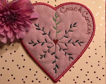 CANCER AWARENESS ITH Designs, 3 fast-stitched designs to fundraise for Cancer Research, Donation of my full revenue for each sold design