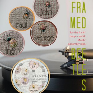 SKABBAGAR av fruBlomgren - små, inramade, handritade och lättsydda applikationsbaggar som passar överallt där lite skoj behövs.