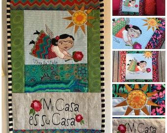 ROSALIE under the Mexican Sun, my Mexican Sister is flying to you in 2 sizes with an additional 6 designs to make cute colourful Projects