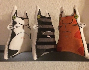COOL CATS ITH - Machine Embroidery Designs - Whimsy softies for multiple use