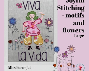 Viva la Vida Dancing Lady – Machine Embroidery & Applique Designs – Large