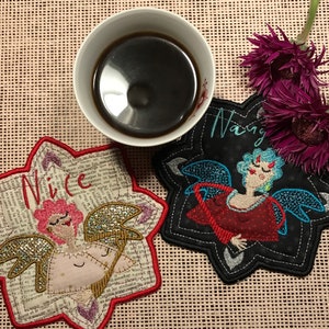 4 ANGEL MUGRUGS ITH - An Angel a Day - December 6th in fruBlomgren&#39;s Christmas Event 2018 - Naughty or Nice - 2 sizes - 4 motifs