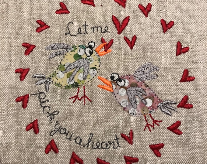 Two Birds, A Single Design from FruBlomgren's HEART WORK design pack