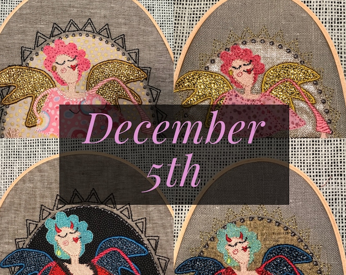 ANGEL Behaviour Barometer - An Angel a Day - December 5th in fruBlomgren's Christmas Event 2018 - two sizes included - a nice gift idea