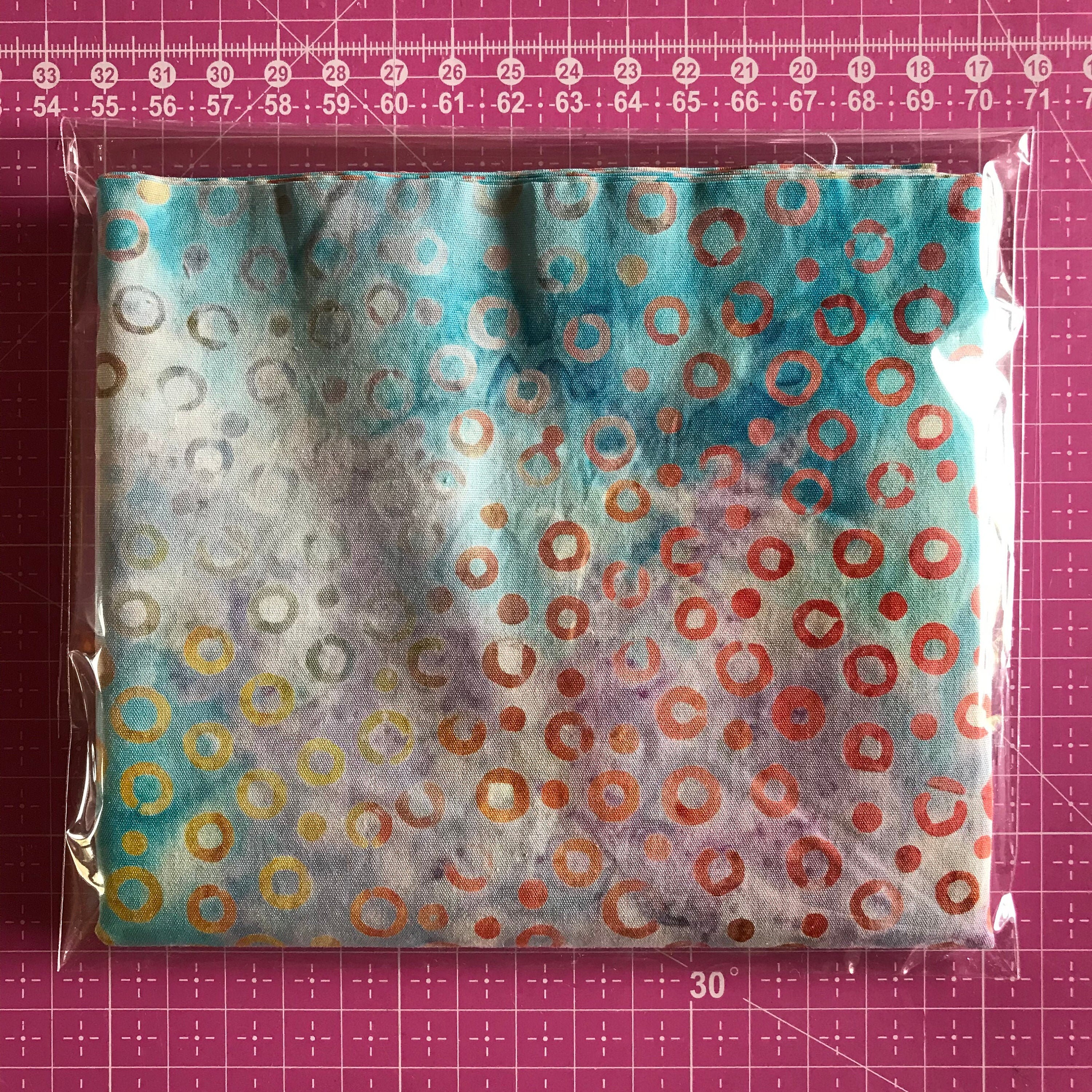 0 25 M Multicolour Indonesian Batik With Circles And Dots Many Colours In One Piece Great As Mixer For Frames And As Backgrounds