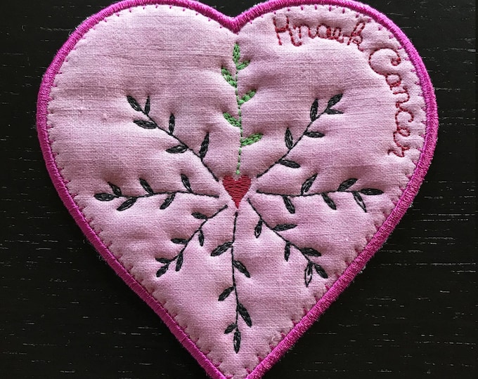KNÆK CANCER ITH Designs, 3 hurtigt-syede in the hoop designs til støtte for Kræftens Bekæmpelse, hvortil overskuddet for hvert salg går