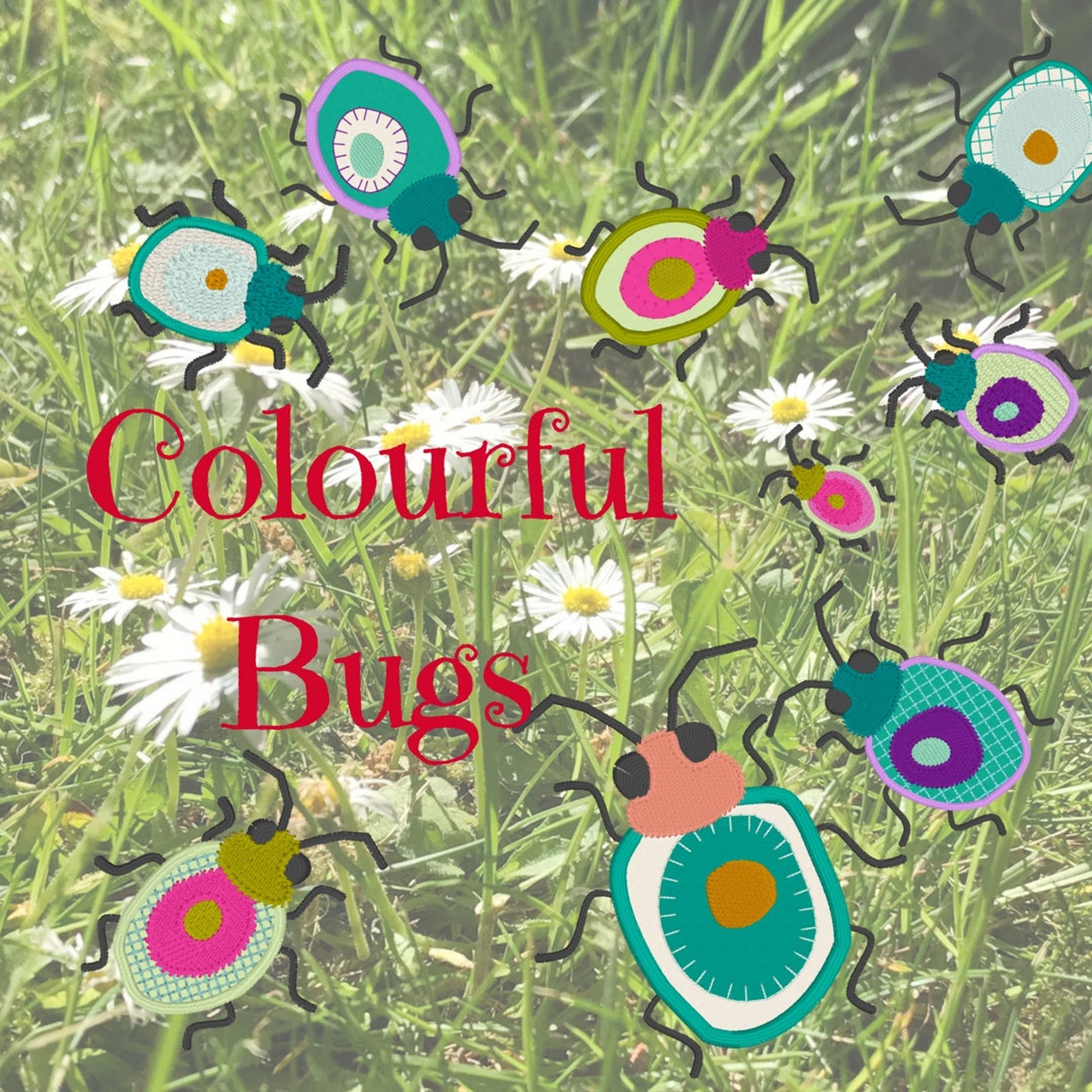 WHIMSICAL BUGS Little Colourful Cute Creatures Made to - Etsy Denmark