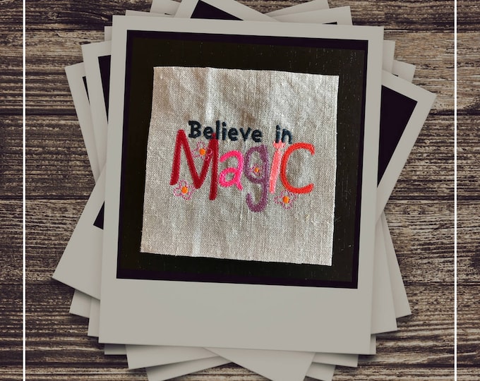 Colourful QUOTES to embellish your favourite garments, 5 small (fits a 4 x 4" hoop) Machine Embroidery designs to mix and match as you like