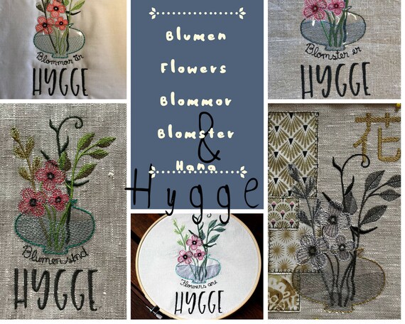 Blumen Spruche No 2 5 Cute Machine Embroidery Designs With Etsy