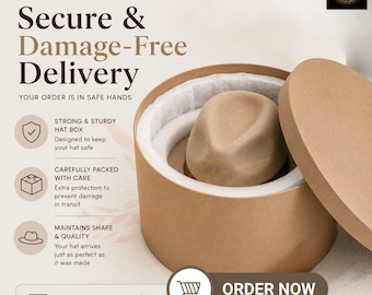 Add Safety Box with your Hat for Safety during Shipping.