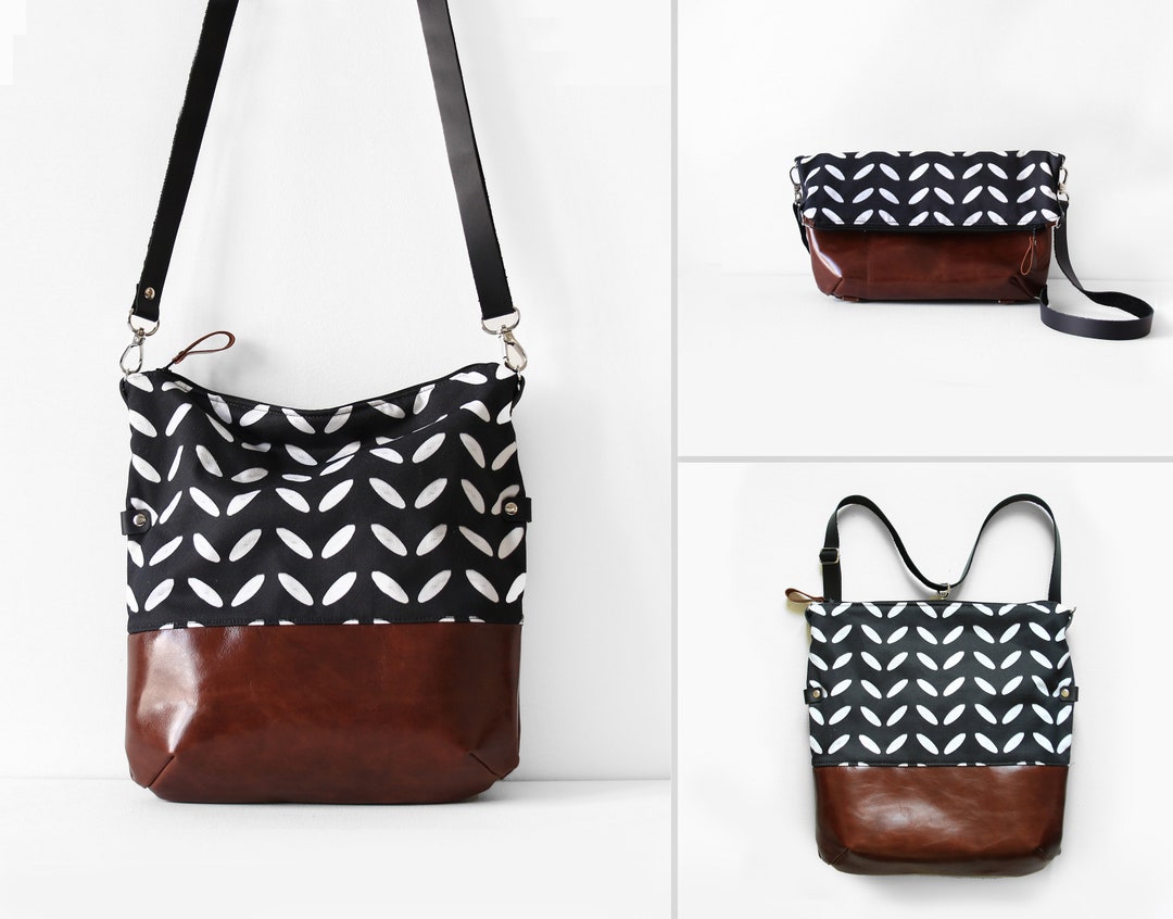 Backpack Into Purse Bag, Urban Convertible Bag Into Backpack, Light Convertible Backpack, White