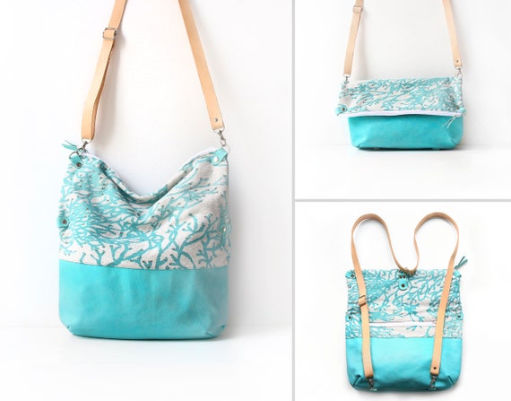 fold over backpack purse