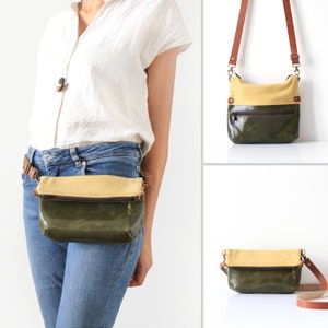 Convertible Fanny Pack Into a Shoulder Bag Convertible Hip Bag Fold over Bag Shoulder Bag Purse for Travelling Festival Fanny Pack Etsy