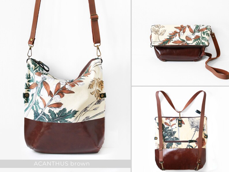 Convertible Backpack Into Purse Leather Backpack Genuine Etsy