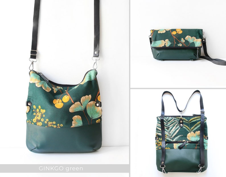 Convertible Backpack Into Purse Leather Backpack Genuine Etsy