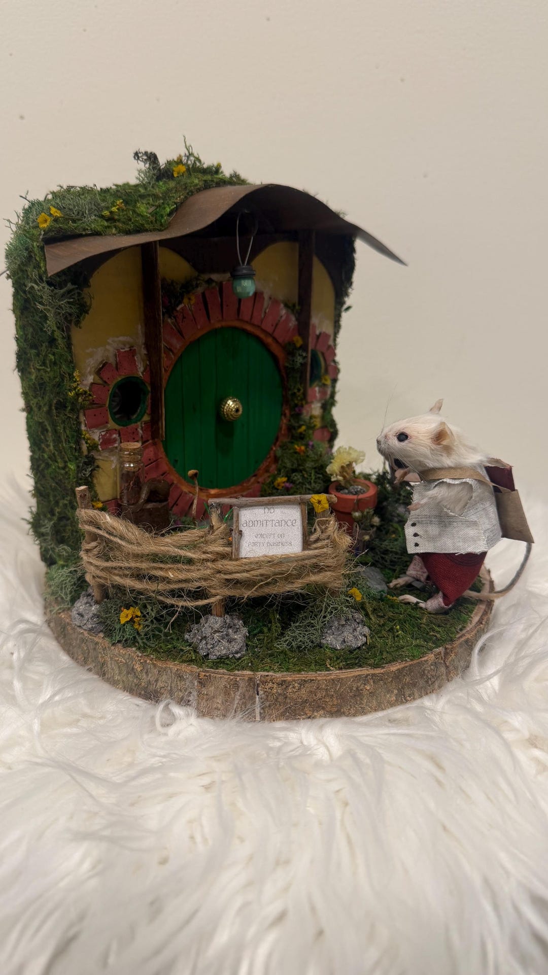 Frodo Mouse Frodo at Bag End | Taxidermy Mouse | Fantasy Taxidermy | Lord of the ...
