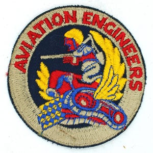 United States Army Air Force Aviation Engineers-patch WO II-tijdperk