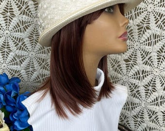 1960’s Union Made Gimbels Straw Lightweight Summer Hat