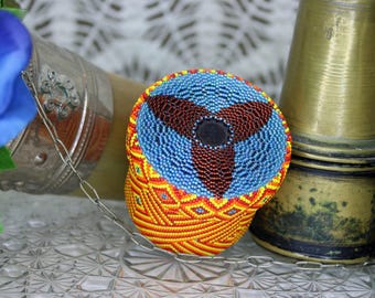 Inheems Amerikaans reservaat met glazen kralen, Wind River Reservation