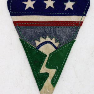 WWII Era US Army China-Burma-India CBI Theater Ledo Road Leather Shoulder Patch