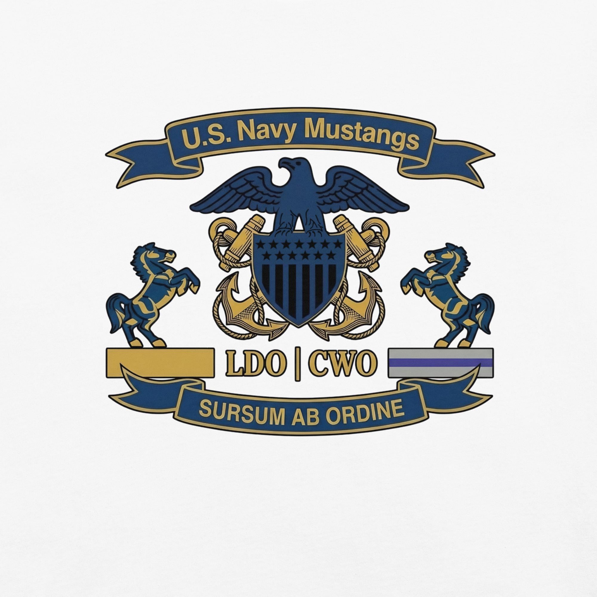 Navy Mustang LDO/CWO Shirt | US Naval Officer Gift - Etsy