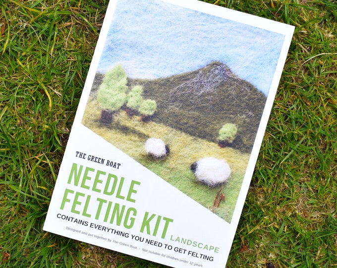 Needle Felting Kit – Landscape Picture