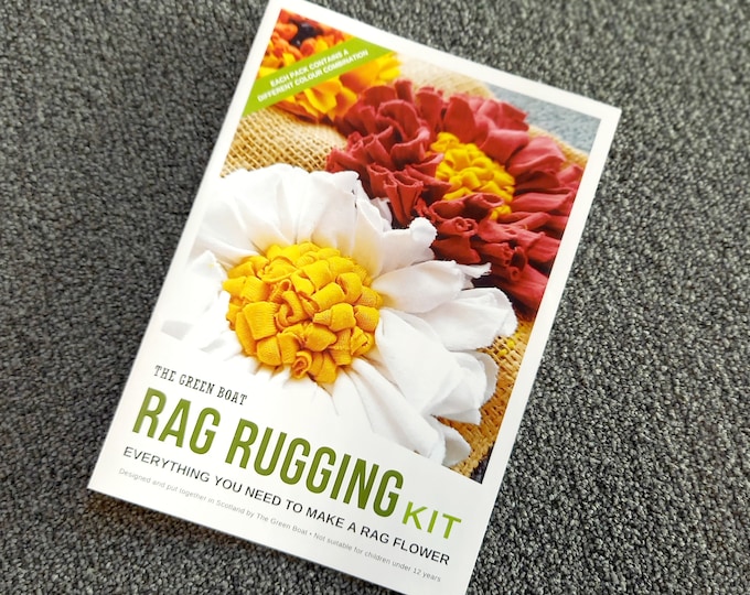 Rag Rugging Kit – Flower