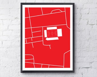 Pittodrie Stadium - Print