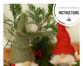 Downloadable Needle Felting Instructions – Nordic Gnome